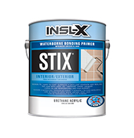 PAINTERS EXPRESS II Stix Waterborne Bonding Primer is a premium-quality, acrylic-urethane primer-sealer with unparalleled adhesion to the most challenging surfaces, including glossy tile, PVC, vinyl, plastic, glass, glazed block, glossy paint, pre-coated siding, fiberglass, and galvanized metals.

Bonds to "hard-to-coat" surfaces
Cures in temperatures as low as 35° F (1.57° C)
Creates an extremely hard film
Excellent enamel holdout
Can be top coated with almost any productboom