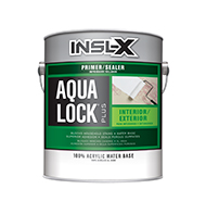 PAINTERS EXPRESS II Aqua Lock Plus is a multipurpose, 100% acrylic, water-based primer/sealer for outstanding everyday stain blocking on a variety of surfaces. It adheres to interior and exterior surfaces and can be top-coated with latex or oil-based coatings.

Blocks tough stains
Provides a mold-resistant coating, including in high-humidity areas
Quick drying
Topcoat in 1 hourboom