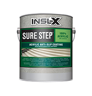 PAINTERS EXPRESS II Sure Step Acrylic Anti-Slip Coating provides a durable, skid-resistant finish for interior or exterior application. Imparts excellent color retention, abrasion resistance, and resistance to ponding water. Sure Step is water-reduced which allows for fast drying, easy application, and easy clean up.

High traffic resistance
Ideal for stairs, walkways, patios & more
Fast drying
Durable
Easy application
Interior/Exterior use
Fills and seals cracksboom